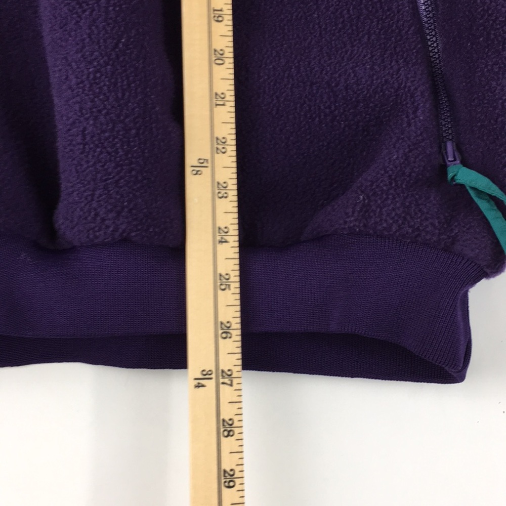 Columbia Vintage Purple Fleece 1/4 Zip Jacket - Picture 6 of 8